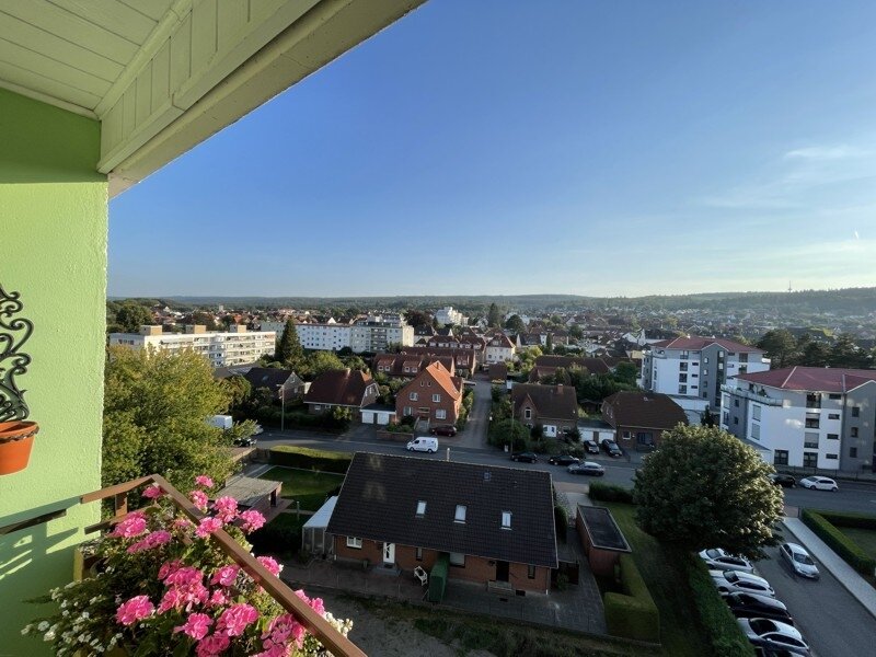 Blick vom Balkon