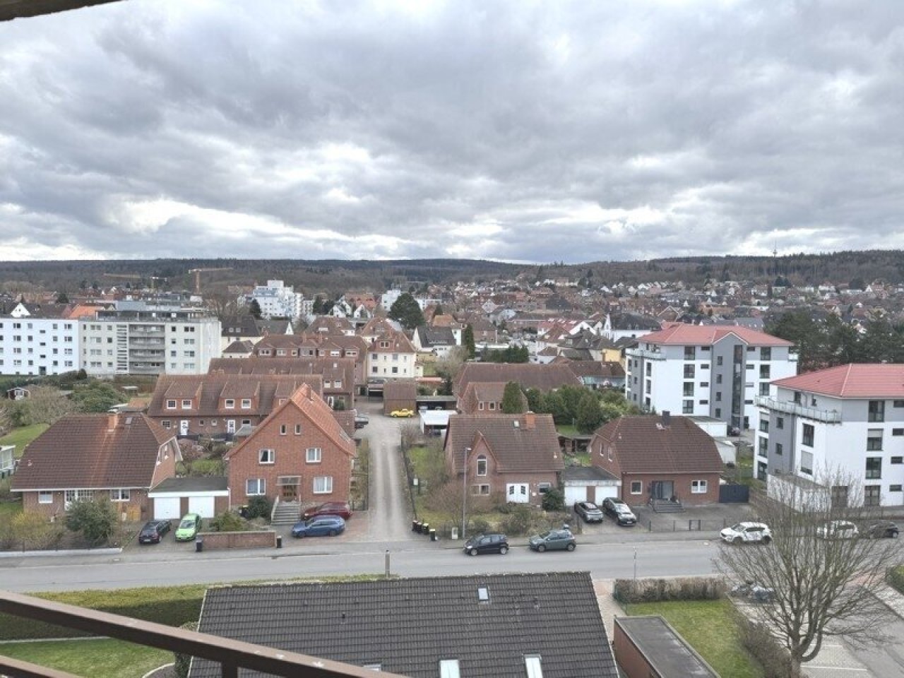 Blick vom Balkon
